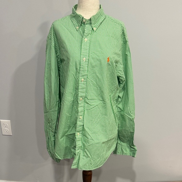 Ralph Lauren Other - Ralph Lauren Green Checkered Button-Down Shirt Large